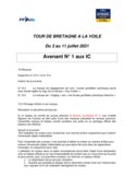 Avenant N° 1 aux IC Tour de Bretagne 2021
